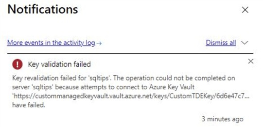 keyvault validator tool not responding